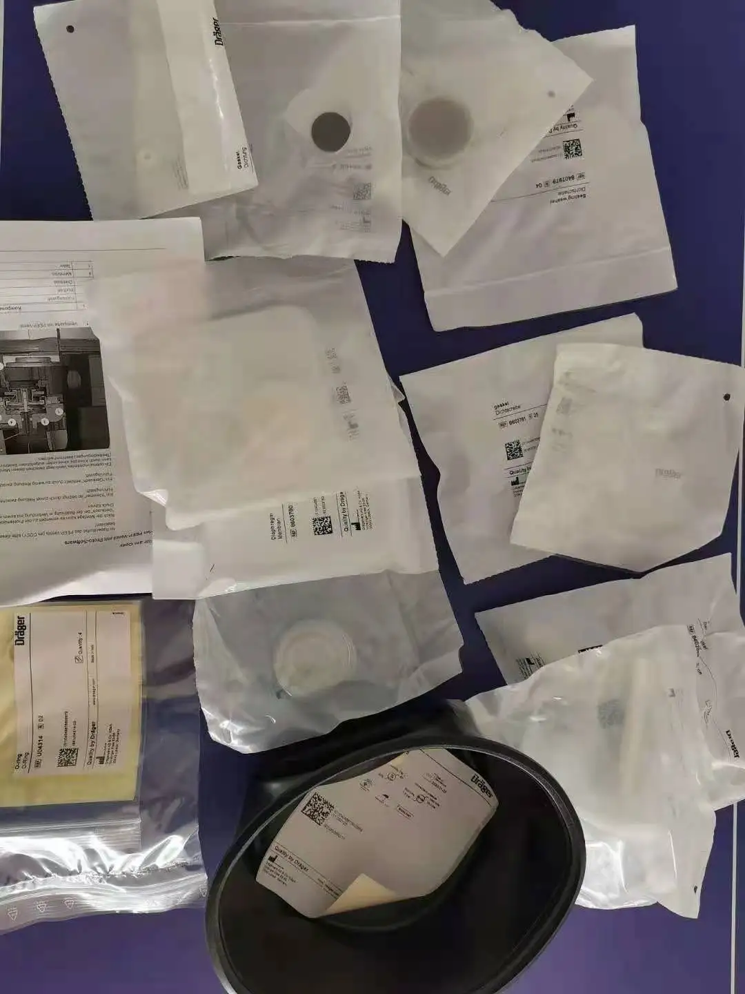 

D rager PN:08832 2year s Maintenance kit for Anesthesi Fabius GS New original
