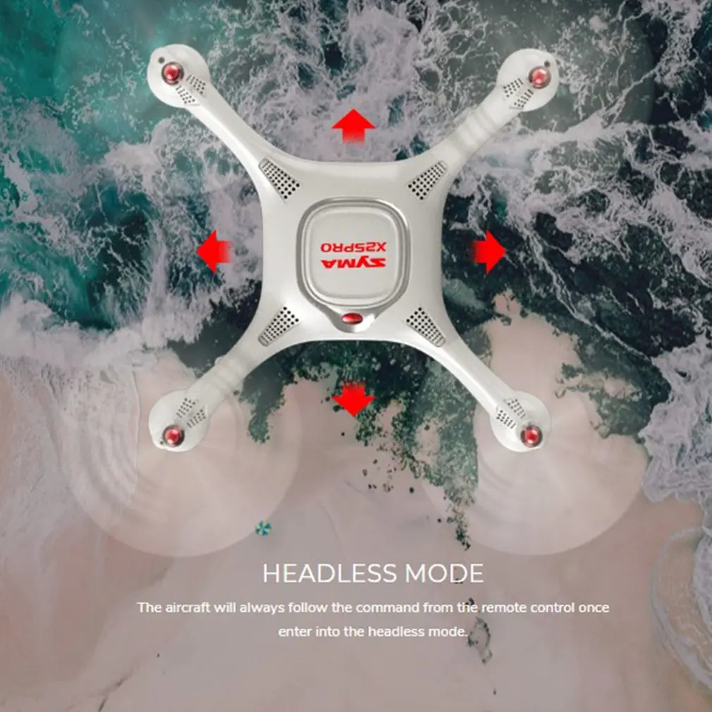 Syma X25PRO 2,4G gps позиционирование FPV RC Дрон Квадрокоптер с 720P HD Wi-Fi регулируемая камера высота удерживайте следить за мной подарок RC игрушка