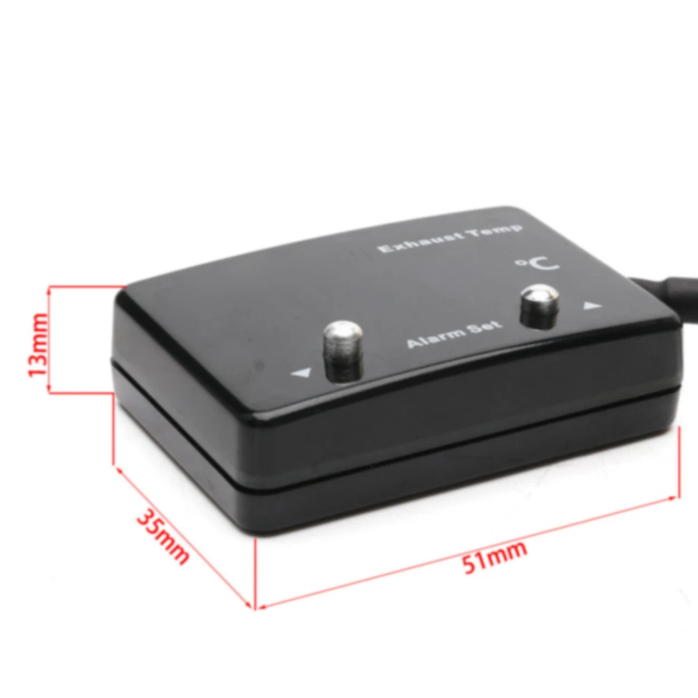 Запчасти для мотоциклов газ с датчиком автомобильный модифицированный светодиодный цифровой дисплей пирометр индикатор Мини Металл температура выхлопа Калибр аксессуары