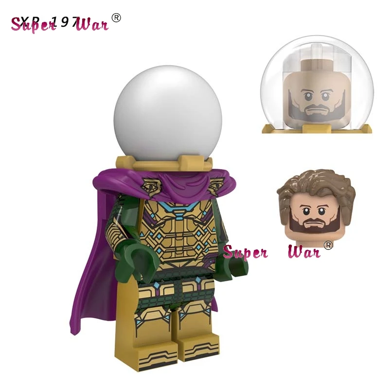 XP197 50 шт. Marvel фильм Человек-паук Веном вдали от дома Mysterio Мария Хилл Лиз гидро человек паук строительный блок для детей игрушки - Цвет: XP197