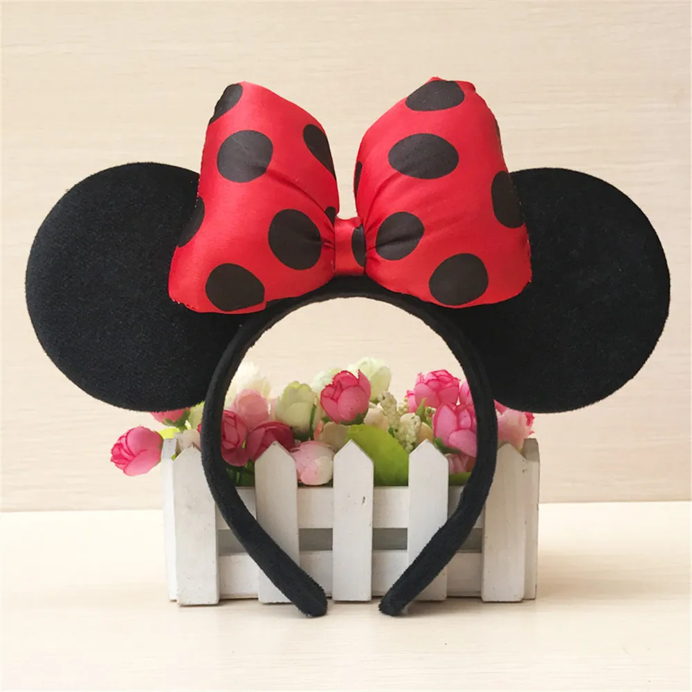 ZAFILLE Lovely Baby Hairbands Mouse Ears Hair Band For Girls Photo Shoot Birthday Party Kids Photography Girls Hair Accessories