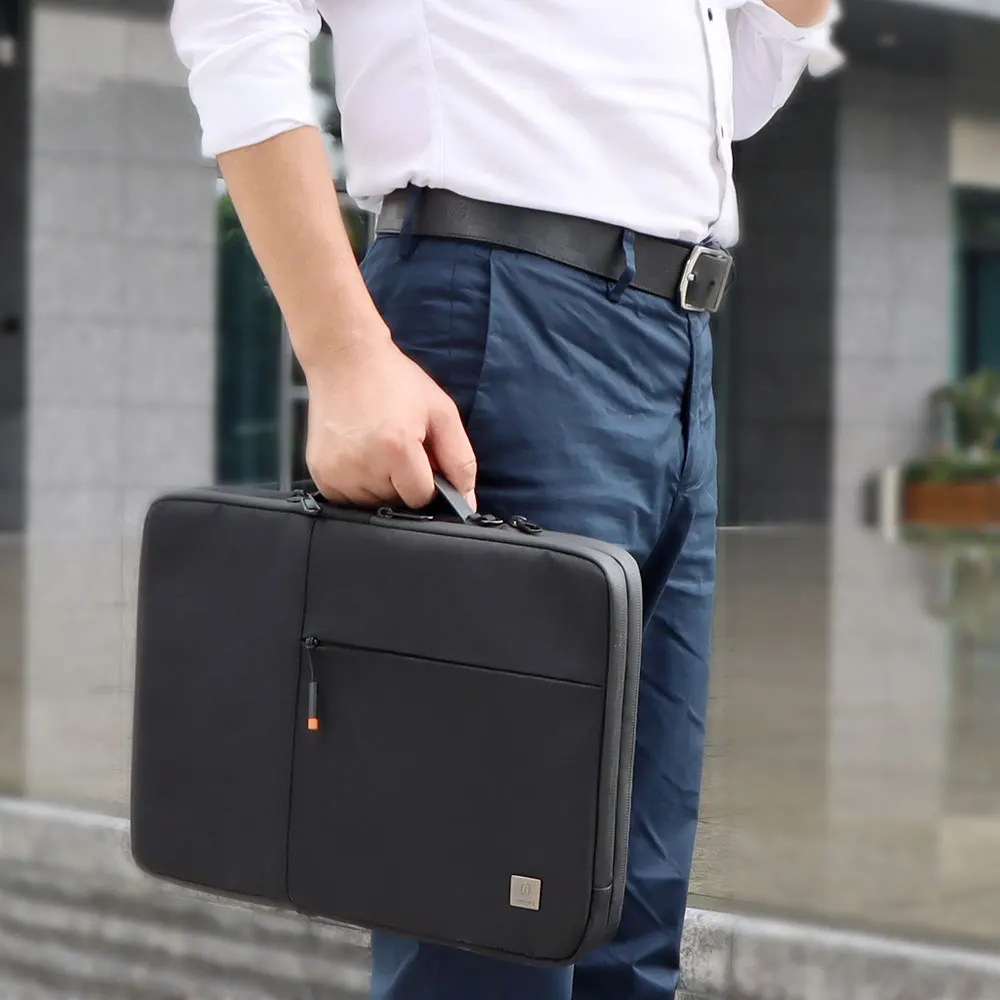 Wiwu-bolsa Portátil do Portátil Dupla Camada para o Macbook Pro 13 14 15 2023 Case Impermeável para o Portátil 15.6 Novo - Imagem 4