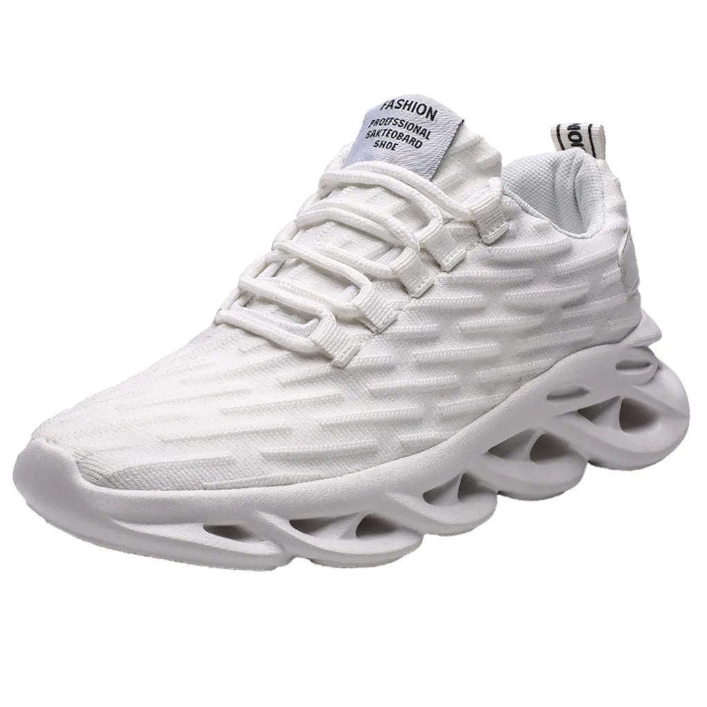 

SAGACE Sneakers Summer Men's Lightweight Mesh Non-slip Leisure Breathable Fashion Comfortable Woven Running Platform Shoes X0106