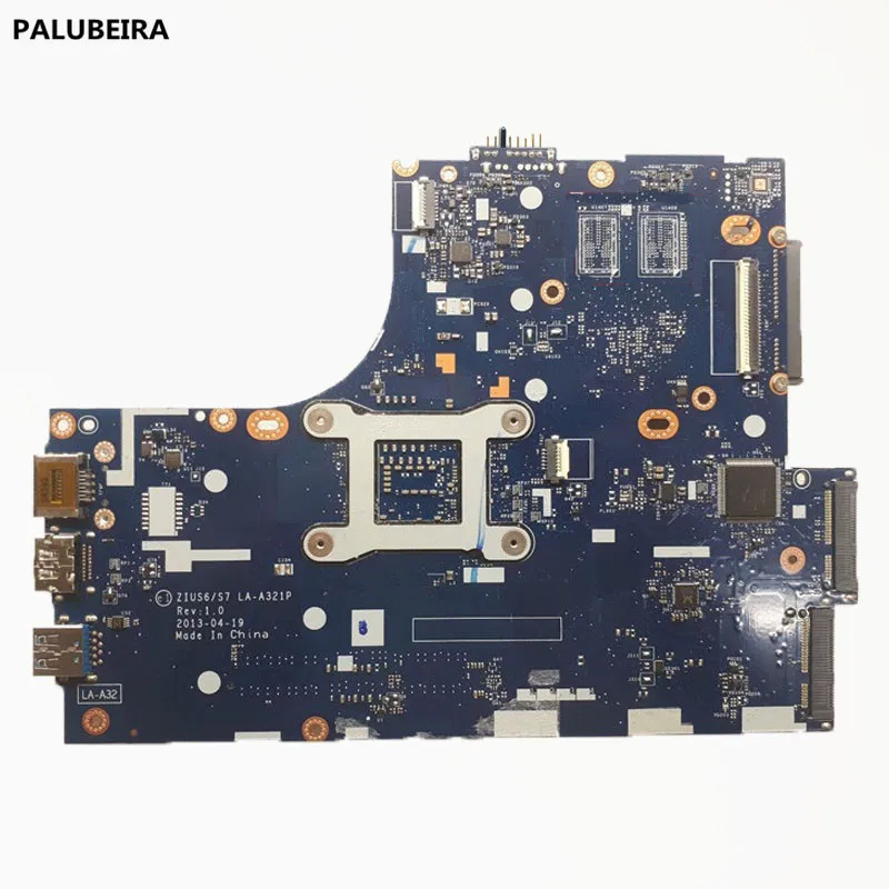PALUBEIRA High quality laptop motherboard for Lenovo S410 ZIUS6S7 LA-A321P SR1E8 DDR3L Fully Tested
