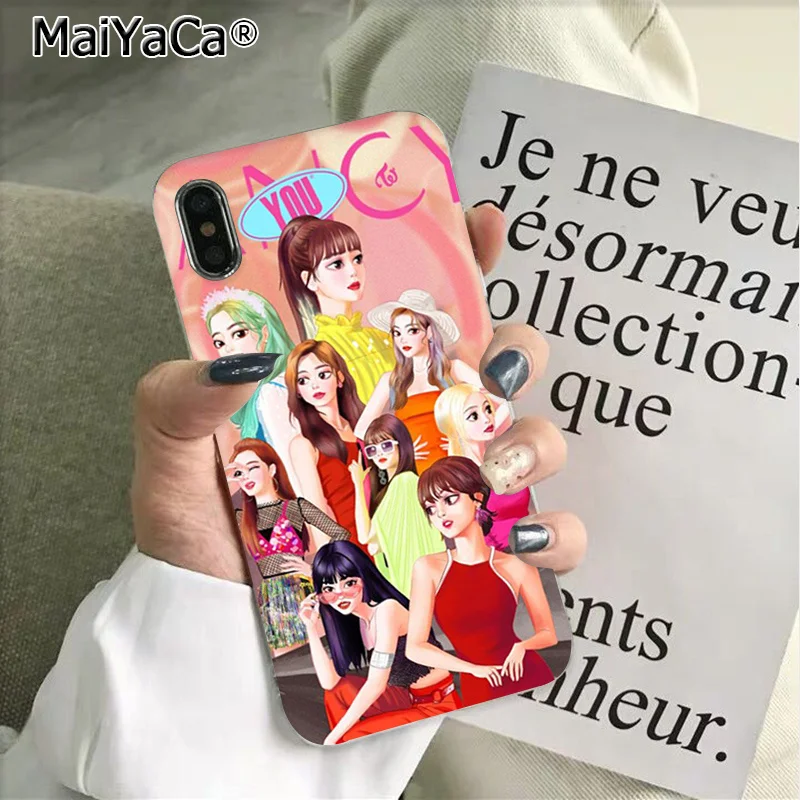 MaiYaCa Twice Mina Momo Kpop Новое поступление Модный чехол для телефона для iphone 11 pro 8 7 66S Plus X 5S SE XS XR XS MAX