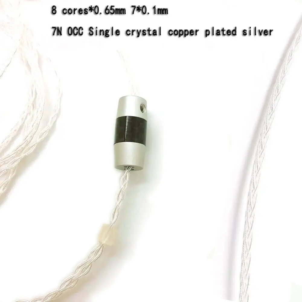 Haldane HIFI 3 5 2 5 4 4mm 4pin XLR Balanced Replacement Audio Cable Cord Silver pated Wire for IER M7 IER M9 IER Z1R Headphones