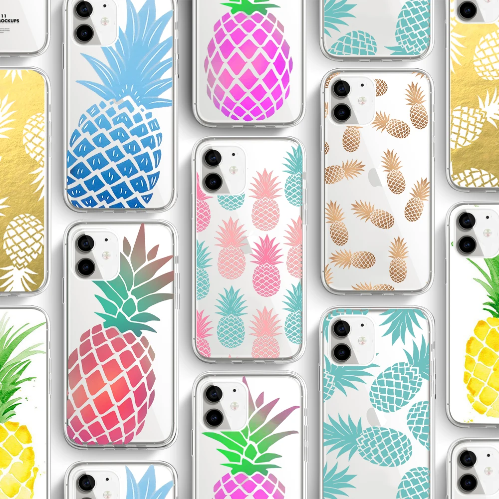 Ciciber ананас телефонные чехлы для Iphone 11 чехол iPhone Pro XR 7 X XS MAX 8 6 6S Plus 5 5S SE силиконовый