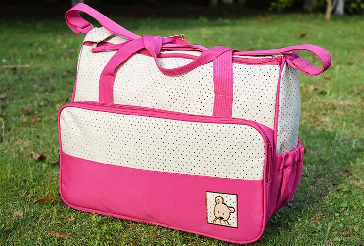 Multifunctional Mummy Bag Three-Piece Double Zipper Crossbody Large Capacity Mummy Bag