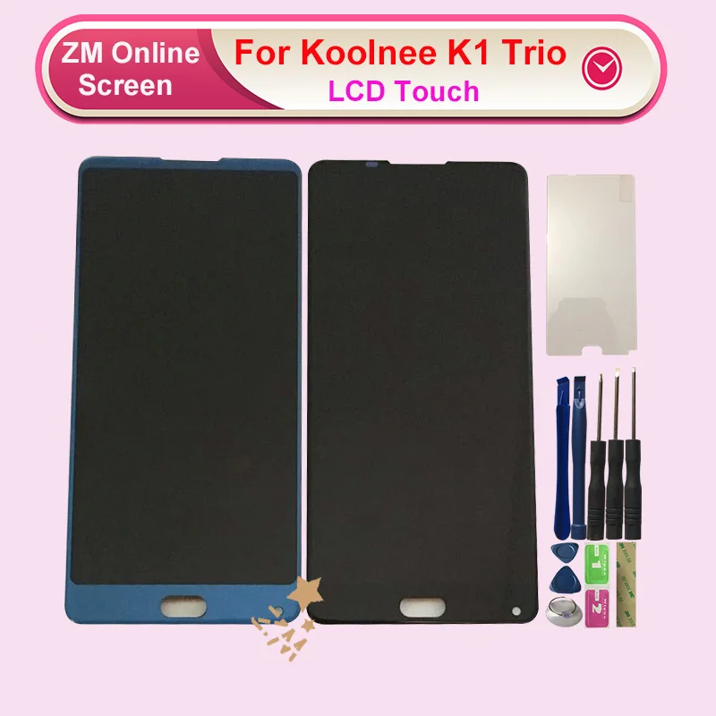 RYKKZ для Koolnee K1 Trio сенсорный экран с ЖК-дисплеем дигитайзер сборка Замена с инструментами
