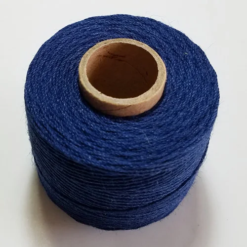 navy blue Высокая прочность льняная нить 120 м/рулон шпагата для шитья ручной работы аксессуары DIY - Цвет: navy blue