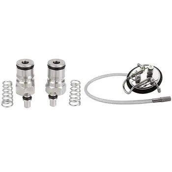 

1 Set Type Ball Lock Keg Posts Springs,Thread Gas + Liquid & 1 Set Replacement Carbonation Keg Lid Brew Beer Making Tool