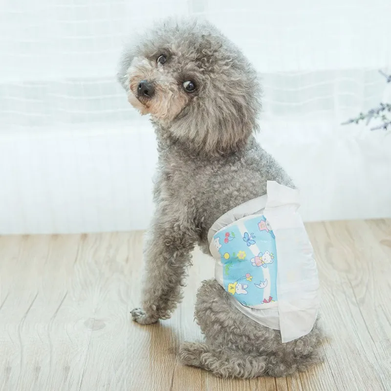 Disposable Wrap Dog Diapers Especially For Male Dogs Super Absorbent Leak Protection Pants For Small Dogs Chihuahua Pet Supplies