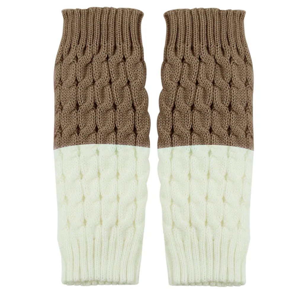 ; зимние женские вязаные гетры; носки для обуви; два цвета; теплые носки в стиле пэчворк; теплые сапоги; 908