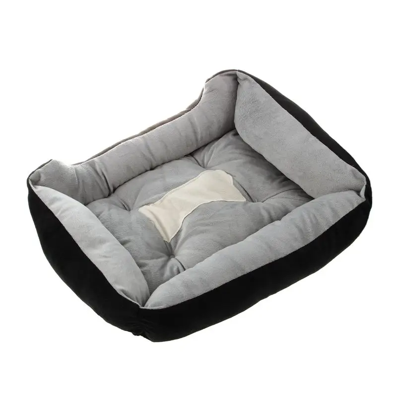 

Extra Large Luxury Washable Pet Dog Puppy Cat Bed Cushion Soft Mat Warmer Basket Color:Black Size:XL