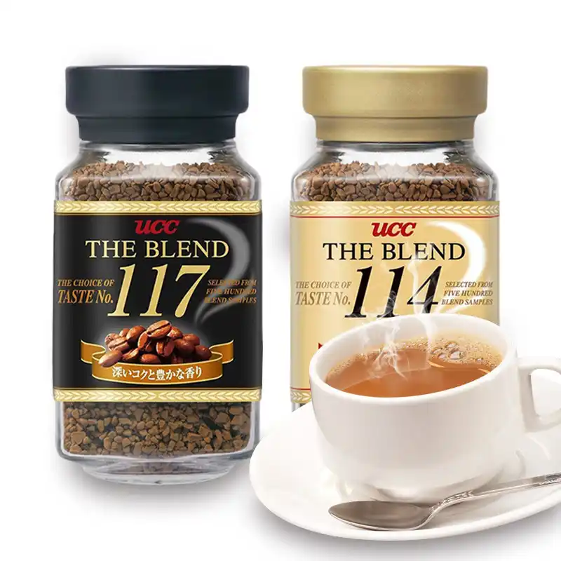 90g Bottle 2bottle Japan Imported Ucc Ucc Instant Black Coffee No 117 114 Combination Bottled Refreshing Pure Coffee Powder Plant Extracts Aliexpress