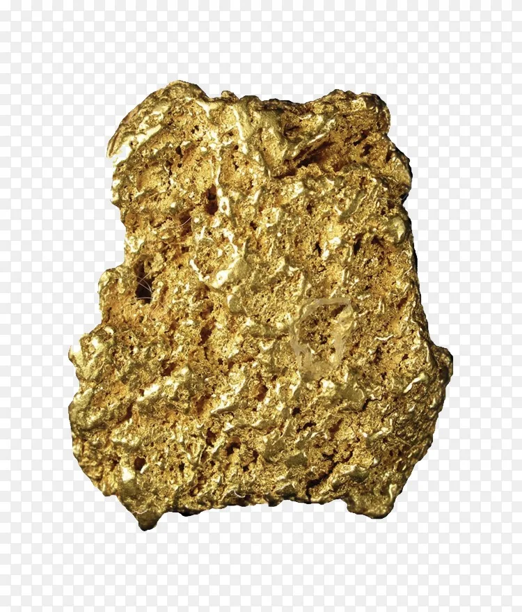 金块矿物黄铁矿开采.金块png图像