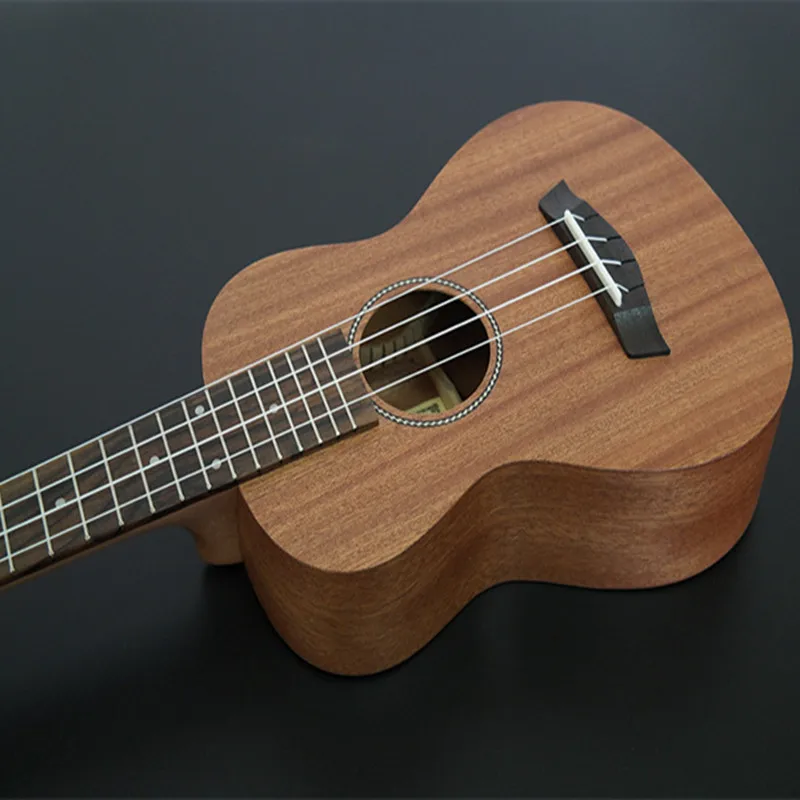 Ordinary Ukulele SevenAngel бренд 2" сопрано Гавайские гитары укулеле мини Гавайская 4 струны гитара рыбья кость узор из красного дерева электрическая укулеле с звукоснимателем эквалайзером - Цвет: Ordinary Ukulele
