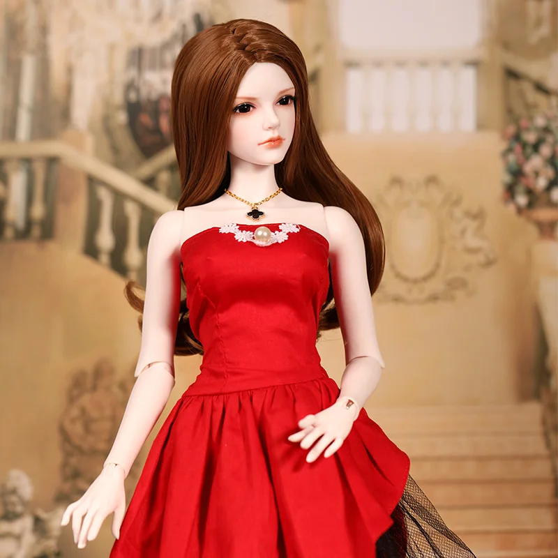 BJD/SD кукла красное платье 1/3 bjd кукла подвижная шарнирная кукла