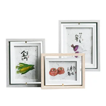 

Double-sided art decoration photo frame 6 inch 7 inch 8 inch photo bedroom study room porch picture frame set table decoration
