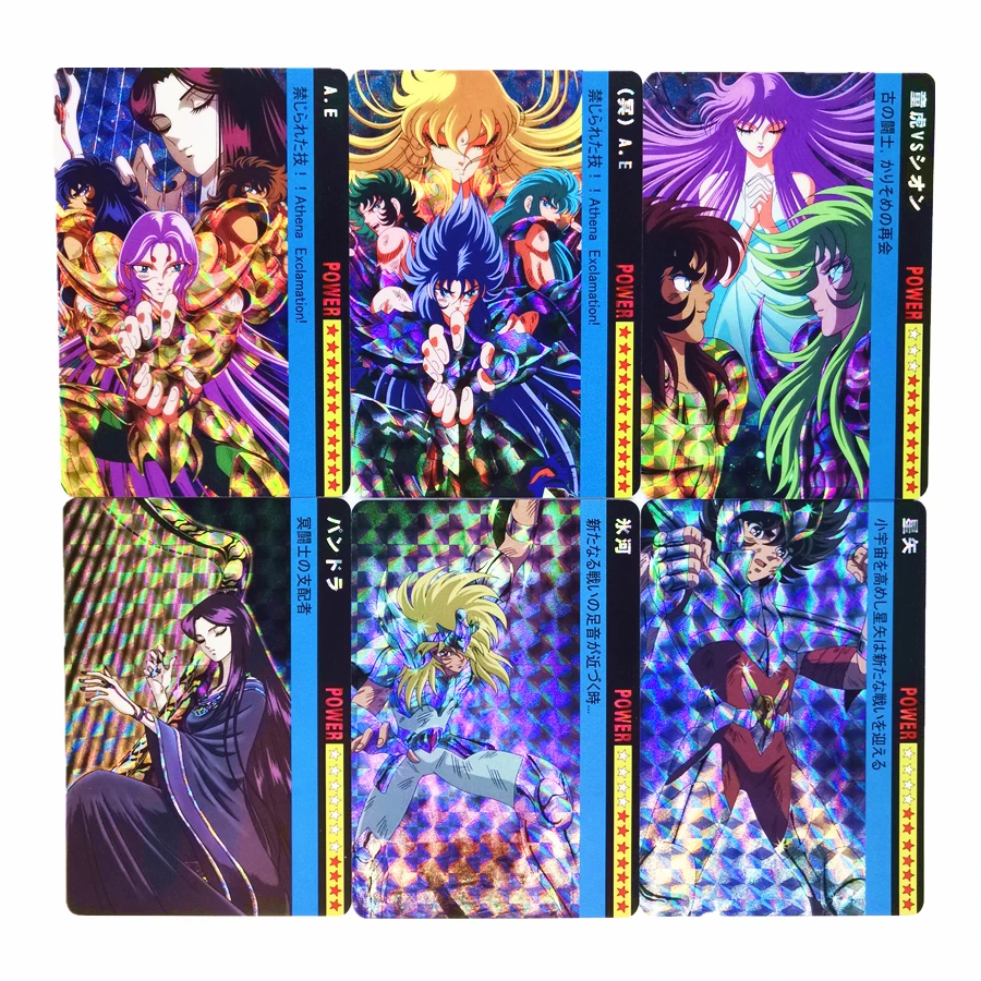 18pcs Set Saint Seiya Refractive Process Toys Hobbies Hobby Collectibles Game Collection Anime Cards Game Collection Cards Aliexpress