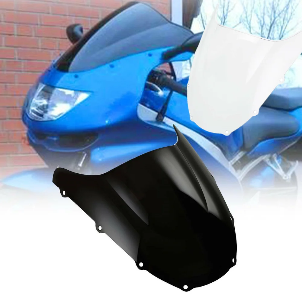 Ветровое стекло для мотоцикла с двойными пузырьками Kawasaki Ninja ZX 9R 1998 1999|Козырьки от