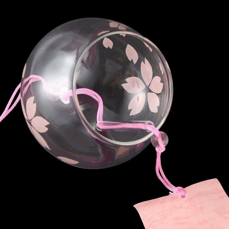 Creative Japanese Handmade Glass Painting and Wind Chimes Door Decoration Gift for Girls Style 7