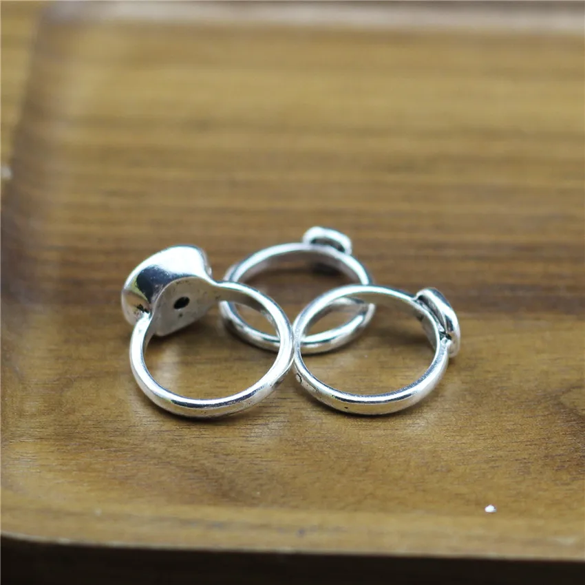 Fashion Design Women Square Crystal Retro Rings 3pcs/Set For Female Party Wedding 17mm Diameter Jewelry ring set finger ring wedding rings wedding ring