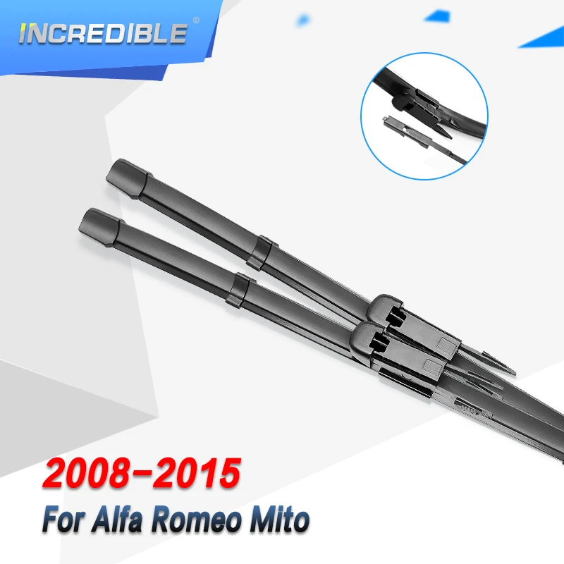 Невероятный стеклоочистителей для Alfa Romeo Fit Pinch Tab оружия 2008 2009 2010 2011 2012 2013