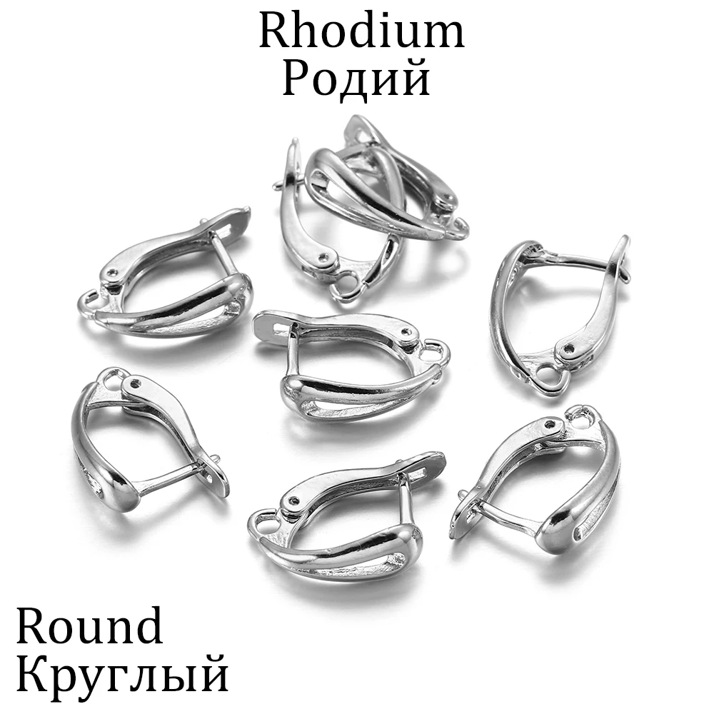 6-12 Teile/los Bronze Französisch Ohrring Haken Hebel Zurück Offene Schleife Einstellung Für DIY Schmuck Clips Verschluss, Die Entdeckungen zubehör – Detail 18