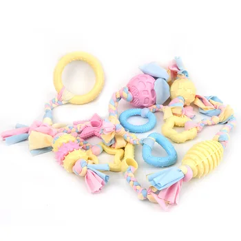 

Pet Supplies TPR Pet Toys Rubber Bite-Resistant Toys Dog Molars TPR Solid Color Cloth Toy Dog Toys