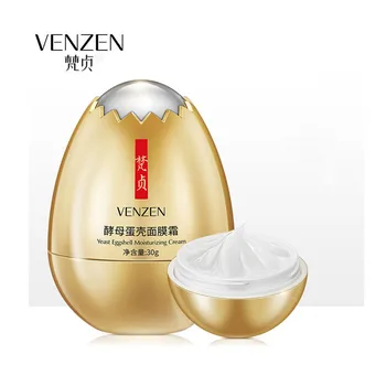 

VENZEN Egg mask Yeast Eggshell Mask Cream Yeast Shell Hydrating Moisturizing Veil Cream Sleep Mask Cream 30g