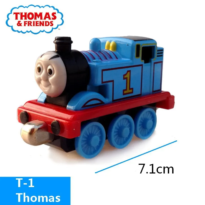 Thomas and Friends Strackmaster 1:43 Двойные головки Mighty Mac фиолетовый поезд модель сплава Магнитный трек мальчик игрушка подарок на день рождения - Цвет: Thomas