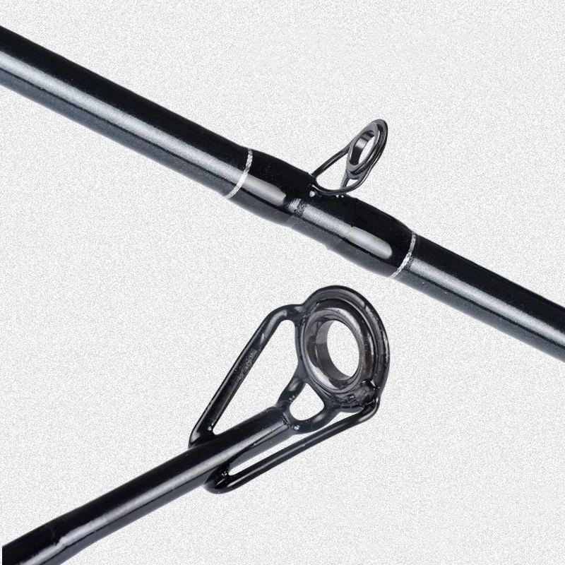 4 секции удочки M power Carbon Fiber портативная спиннинговая Удочка средняя удочка 2,4 М De Pesca рыболовные снасти