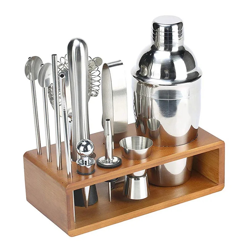 2022 Top Seller Cocktail Set 12 Piece Stainless Steel Cocktail Shaker