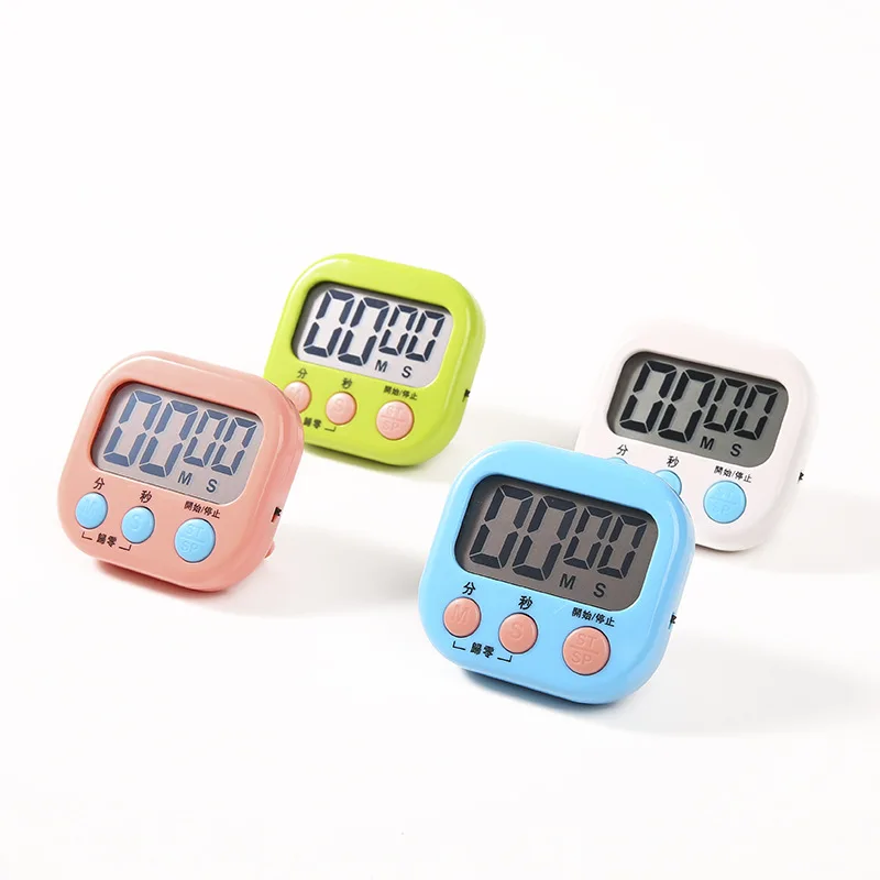 

Digital Kitchen Timer Loud Alarm Magnetic Backing Stand/Large LCD Display for Cooking Baking Sports Games Children Learning