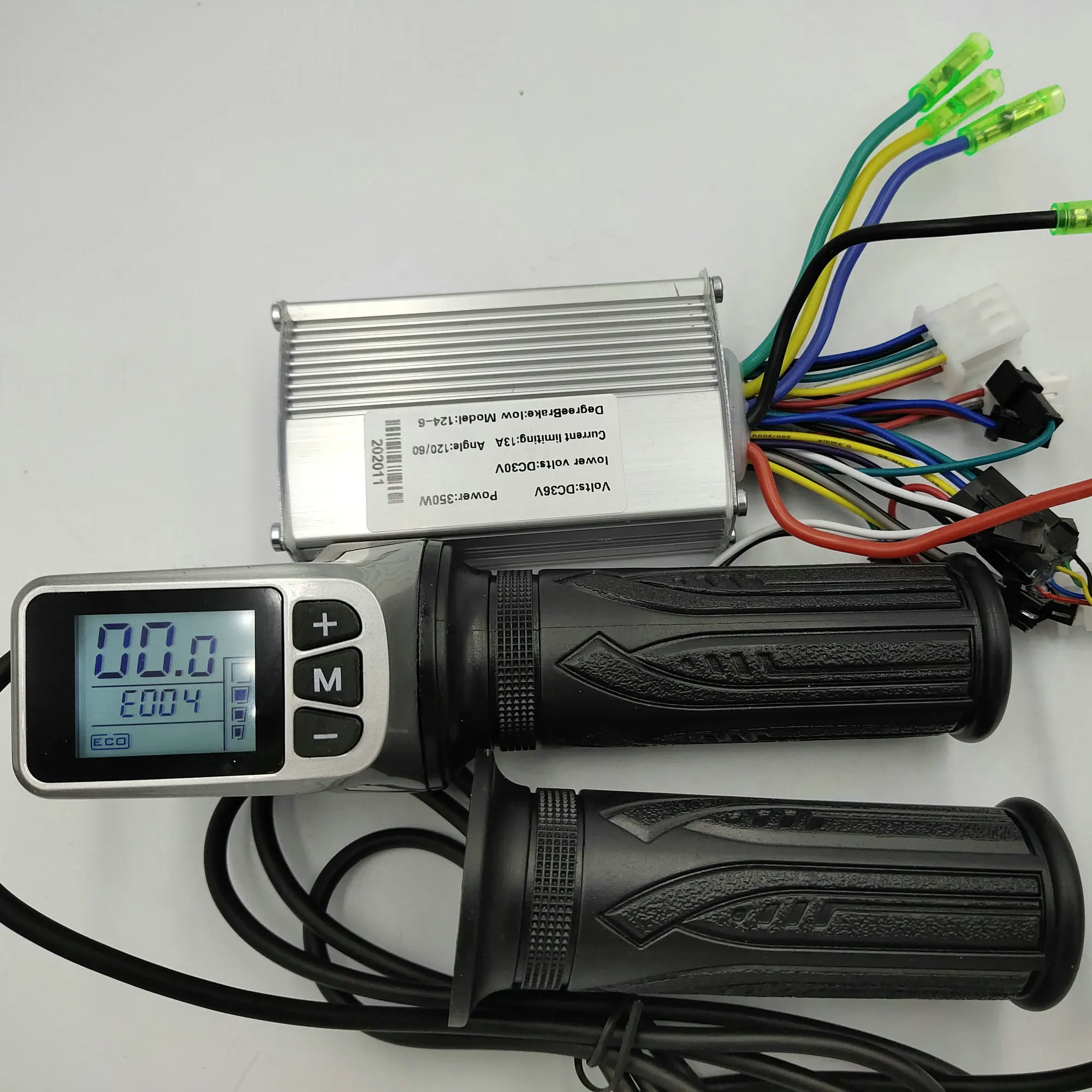 Power/Speed/Mileage/Battery Indicator Lcd Display+THROTTLE+BLDC Controller 24v36v48v250w350w
