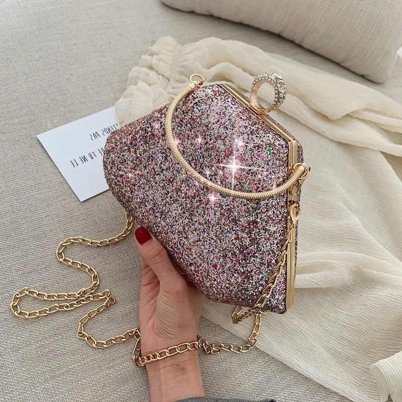 

Luxury Handbags Women Bags Designer Party Wedding Evening Bags Chain Shoulder Crossbody Bag For Women Small Diamonds Clutch