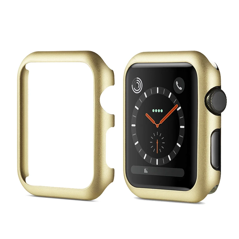 Защитный чехол для apple watch series 6/5/4/3/2/SE 44 мм 40 42 38 iwatch металлический корпус