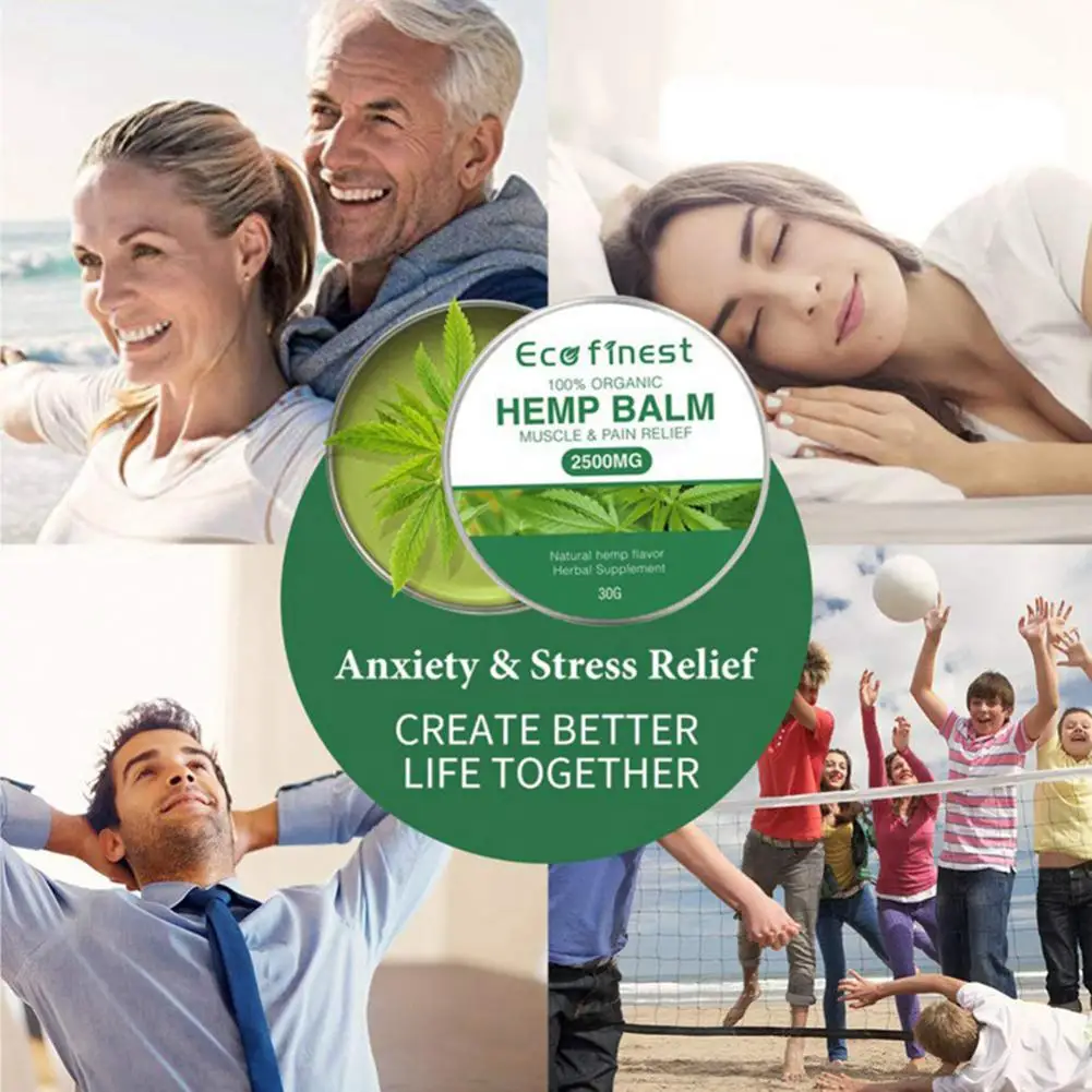 

Hemp Cream for Pain Relief Arthritis Back Joint Muscle Hemp Oil Extract Salve Hemp Balm