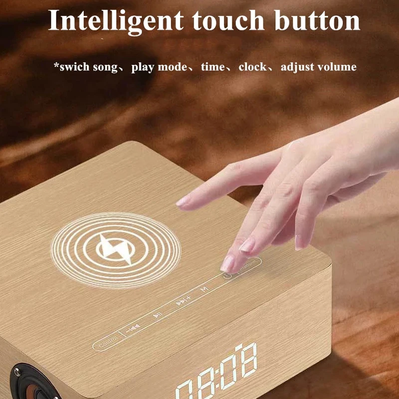 Q5A Retro Wood Multi-Function Bluetooth Speaker