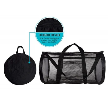 

Large Capacity Nylon Sundries Swimsuit Storage Bag Corrosion Resistant Children Mesh Summer Protable Quick Drying Beach Toy