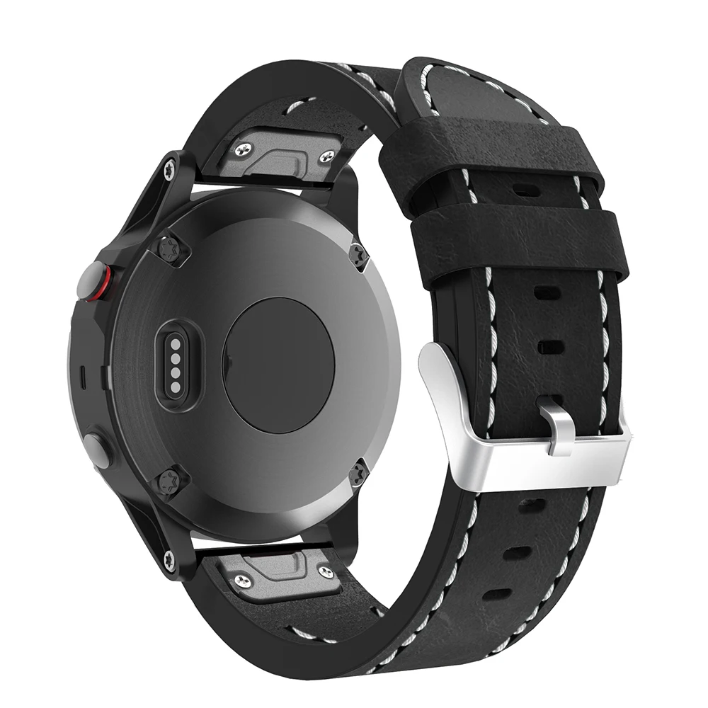Yayuu Ремешки для наручных часов подходят для Garmin Fenix 5 сменный ремешок из натуральной кожи ремешок для часов аксессуары браслет 22 мм ремешок для часов