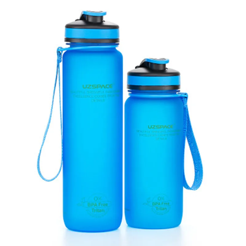 350/500/600 мл 1Л спортивные бутылки для воды для путешествий портативный герметичный Тритан пластмассовая фляга чайник воды чашки BPA бесплатно