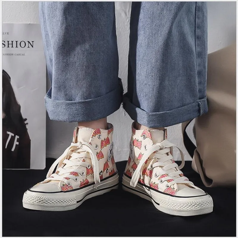 Womens Shoes Platform Sneakers ulzzang Casual Shoes Canvas Student Flats Shoes Women
