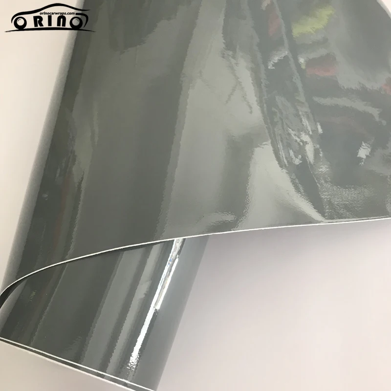 Cement Gray Gloss Vinyl Wrap Sticker-2