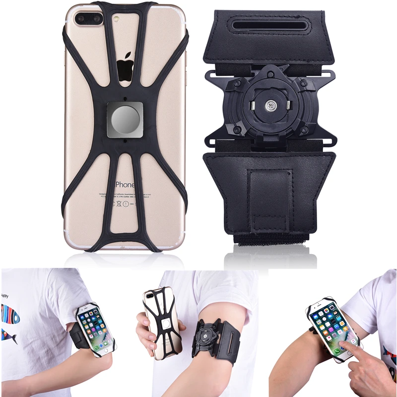 

Elastic Spider Sports Running Belt Bag Case Gym On Hand Breathable Armband Outdoor Soft Silicone Cover For iPhone Samsung Xiaomi