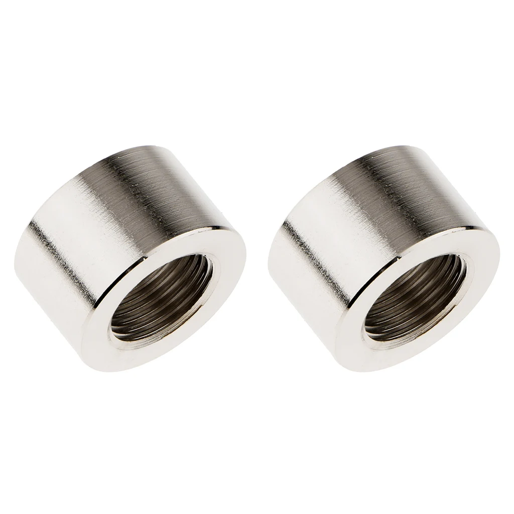 2 Pieces 304 Stainless Steel O2 Oxygen Sensor Exhaust Bung Nut M18 x 1.5mm