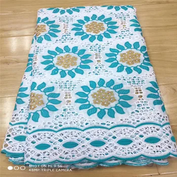 

New Swiss voile lace in Switzerland high quality Dry lace fabric satin-like cotton fabric African lace fabric for wedding K17-13