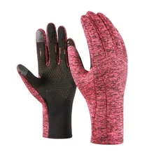 Спортивные перчатки мужские зимние перчатки для верховой езды с сенсорным экраном плюс бархатные теплые лыжные перчатки