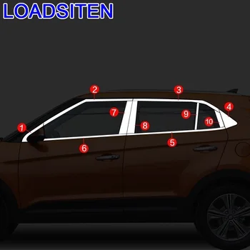 

Car Automovil Auto Chromium Modified Window Exterior Decoration Covers Protecter Accessories 14 15 16 17 18 FOR Hyundai Creta